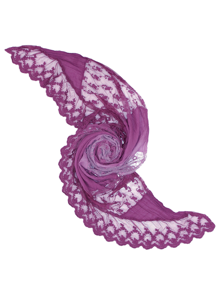 Ст.цена 607р. Уценка Косынка “Кружевные нити“ (фиолетовый) DEFK01-11