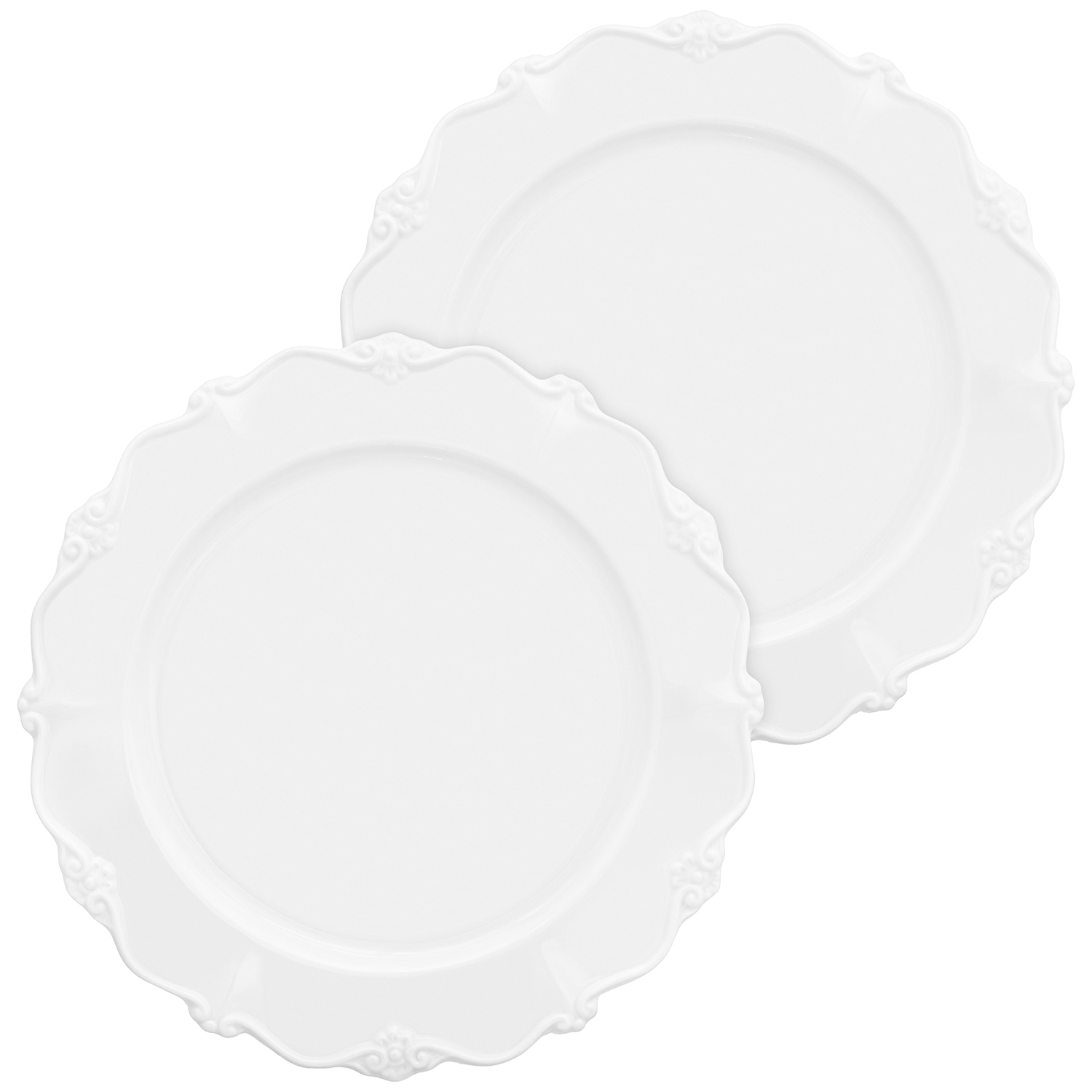 БЫЛО 653 руб! Набор 2 тарелок 19*19*1,5 см