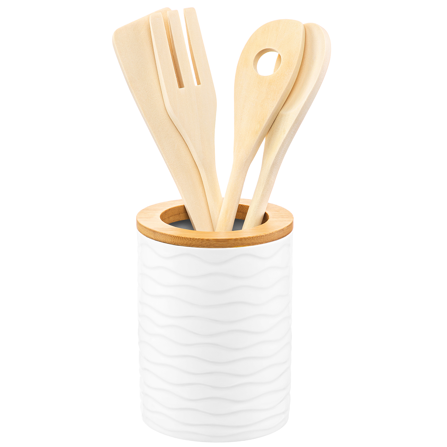 БЫЛО 777 руб! Набор кухонных принадлежностей 4 пр.с подставкой