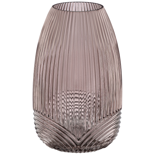 БЫЛО 1953 руб! Ваза 19*19*30 см бордово-коричневая, стекло