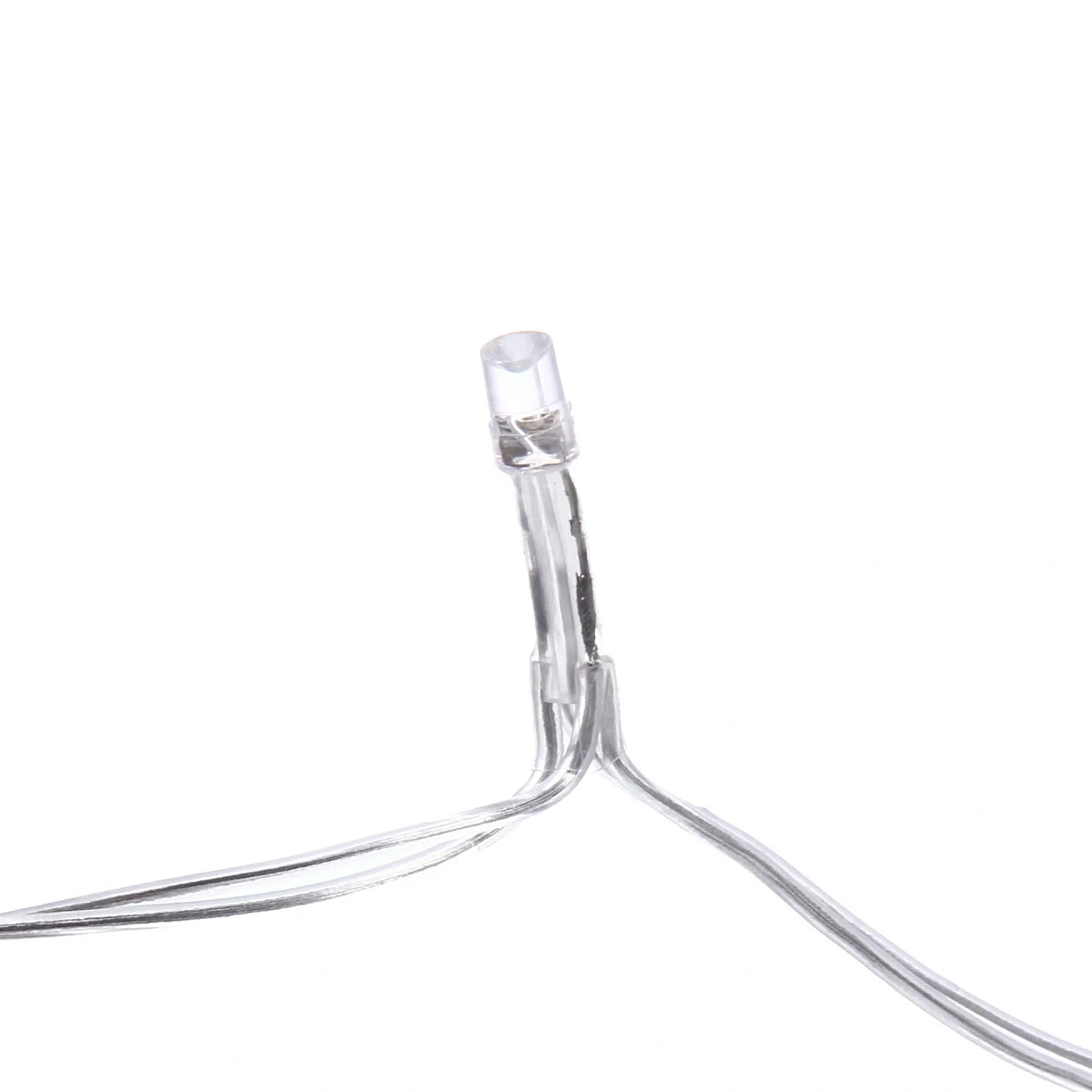 Гирлянда для дома на батарейках 2,2м 20 ламп LED от 2*АА, прозрач.провод, IP-20, Мультицвет