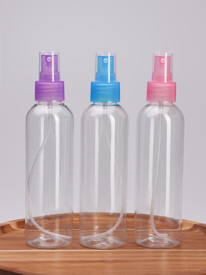 Бутылочка для хранения, с распылителем, 200 мл, цвет МИКС/прозрачный