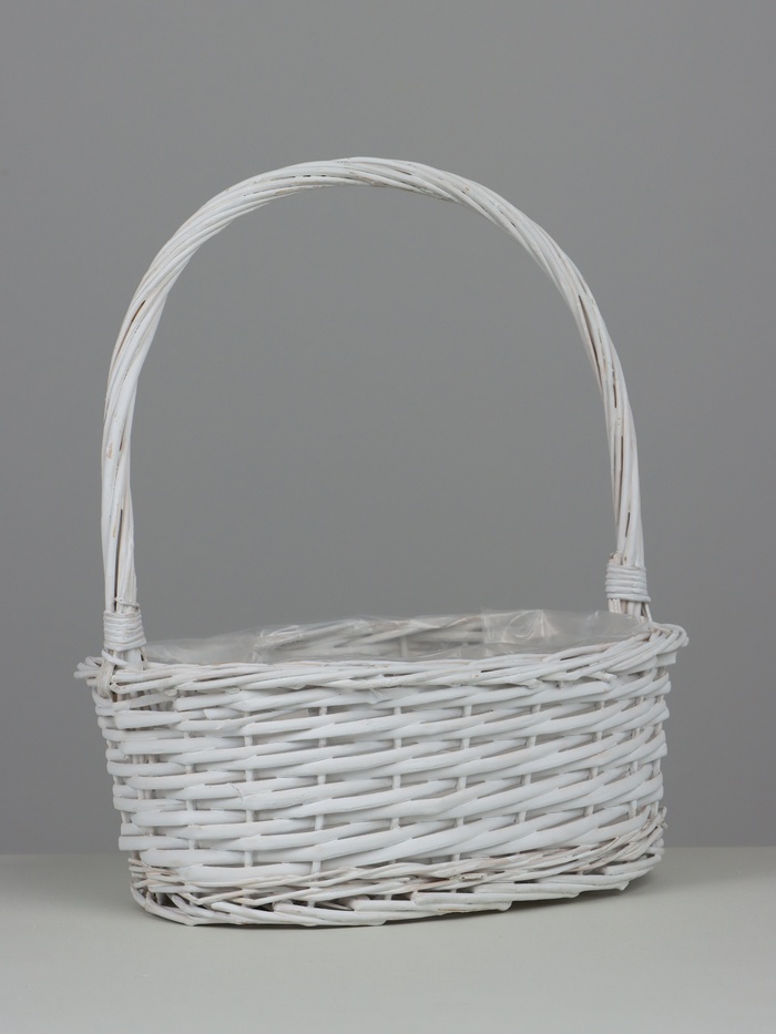 Корзина плетёная Dayton, ива, белый