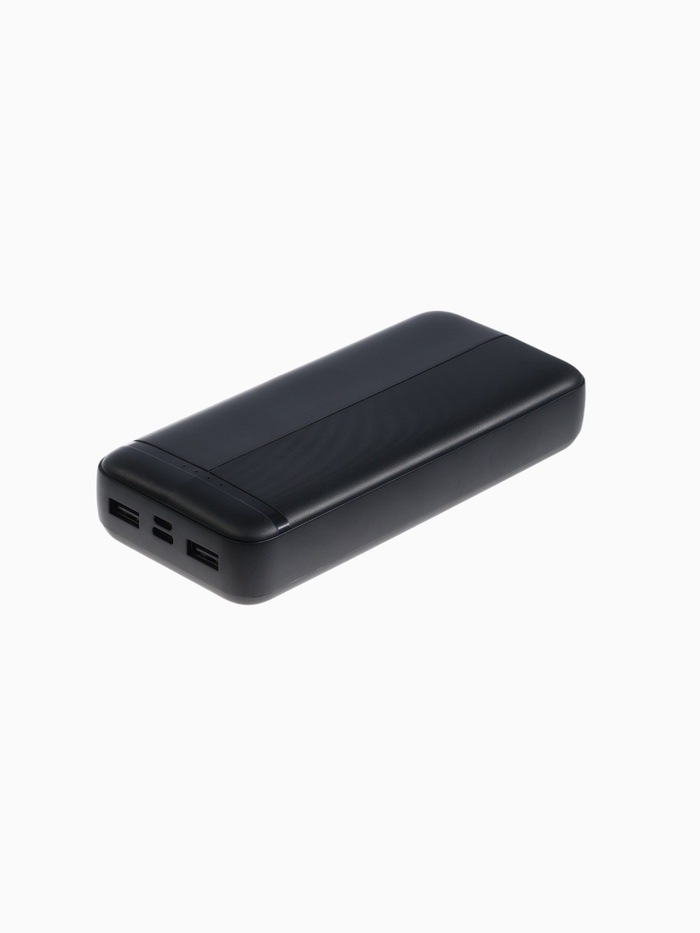 Внешний аккумулятор PB-04, 20000 мАч, 2 USB, 2 А, индикация, чёрный