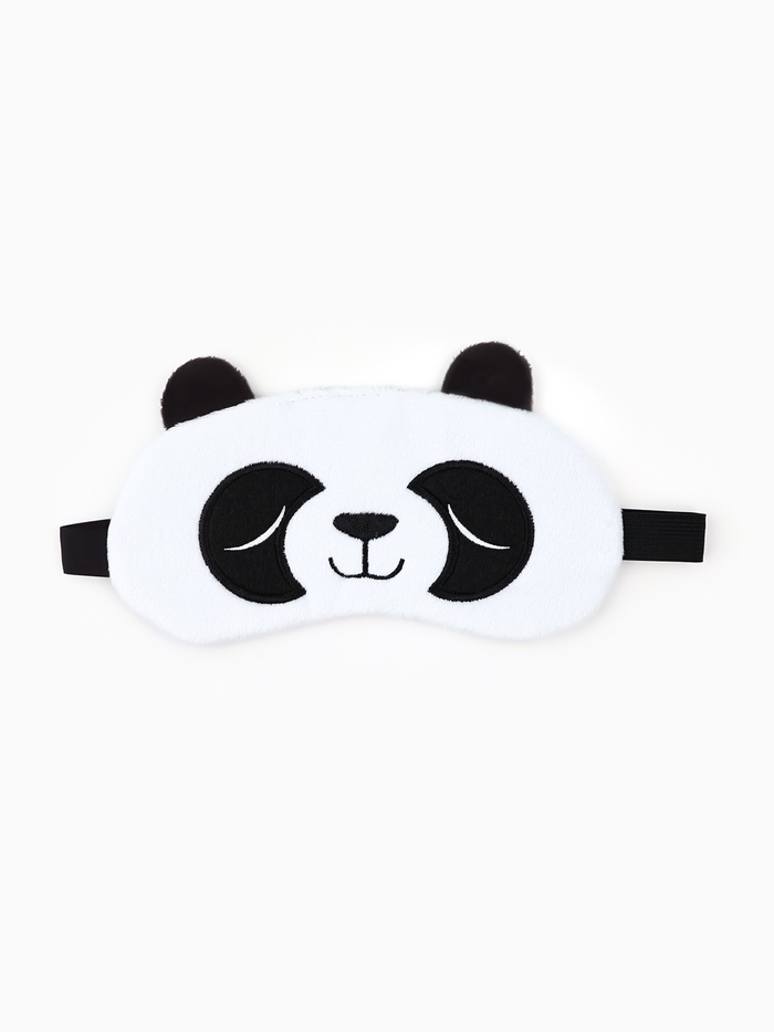 Маска для сна «Панда», белая