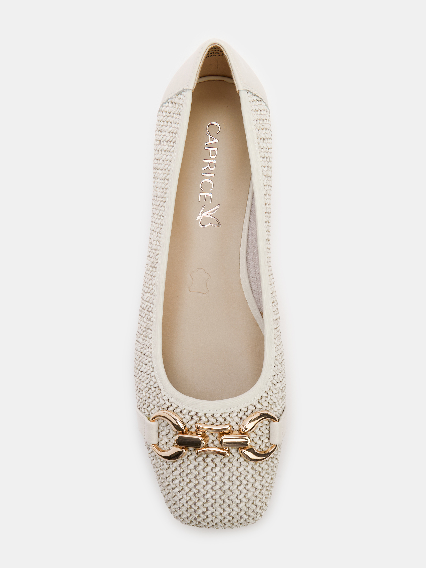 Балетки CAPRICE VANNY 4295026, молочно-белый
