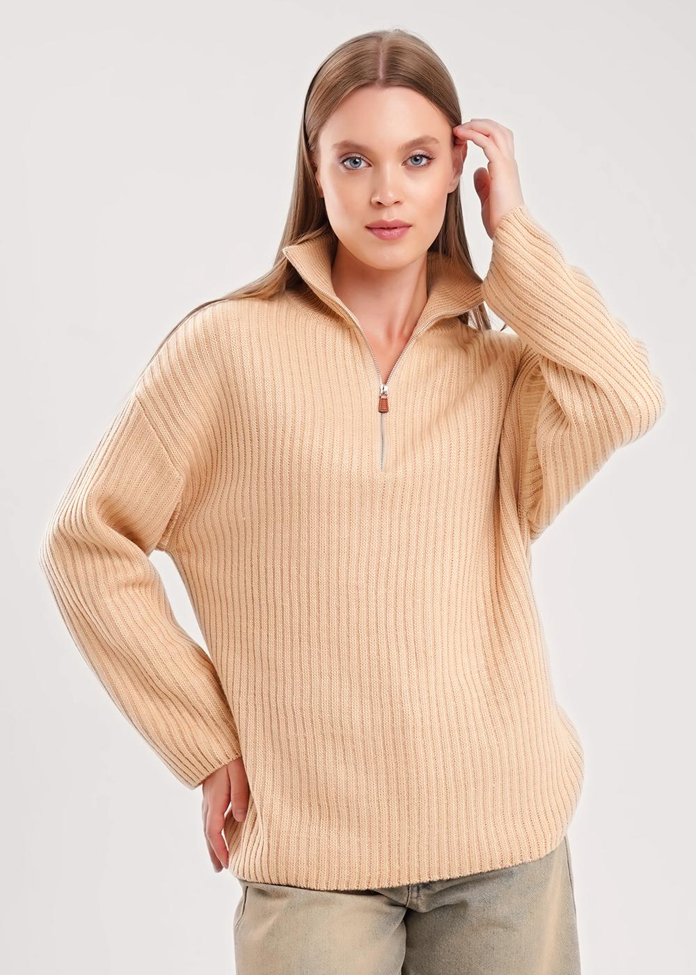 Ст.цена 1975р CLE 154580/190авш Джемпер женский 154580/190авш бежевый