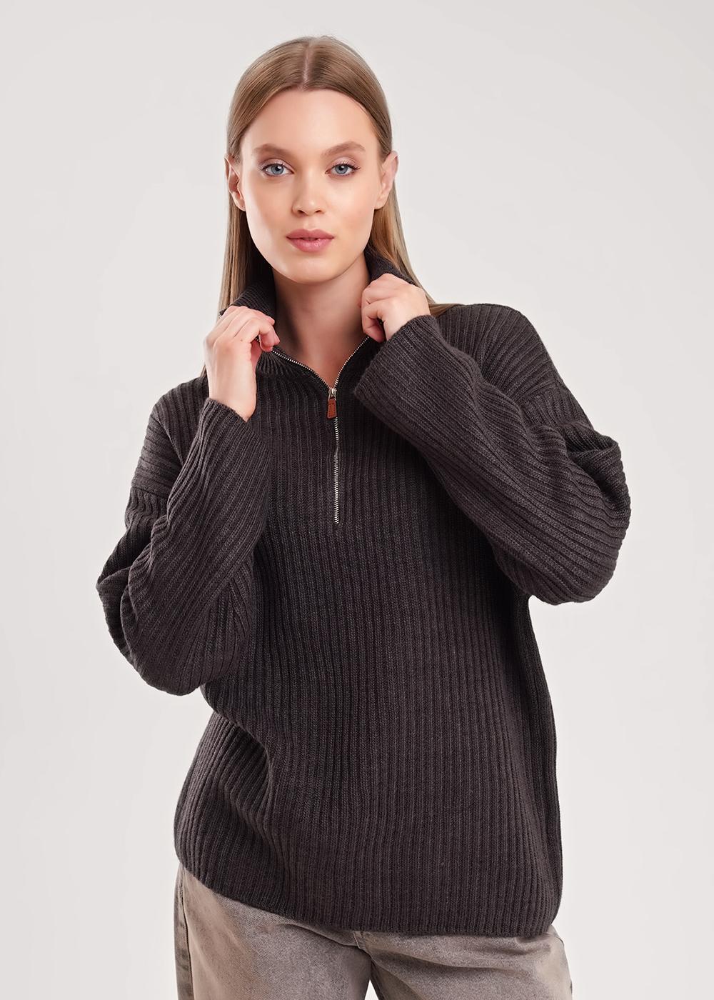 Ст.цена 1975р CLE 154580/190авш Джемпер женский 154580/190авш т.серый