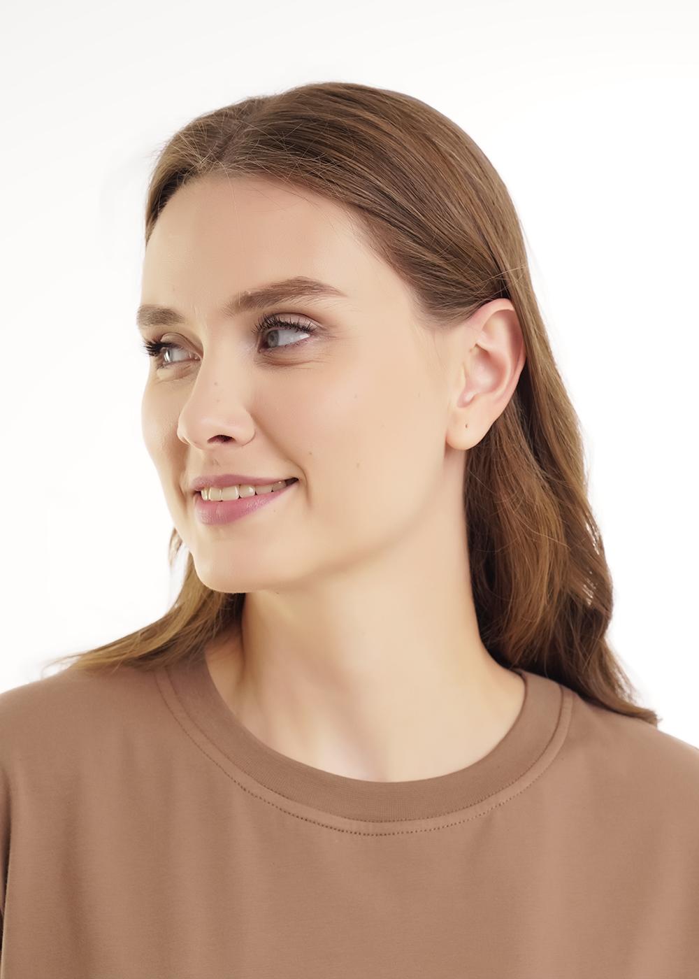 Ст.цена 1490р CLE LP15-1200/1 Пижама женская LP15-1200/1 коричневый/молочный