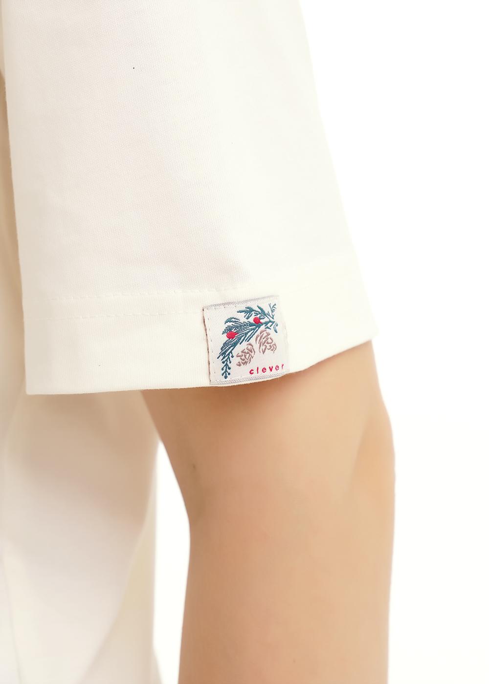 Ст.цена 1790р CLE LP15-1200/3 Пижама женская LP15-1200/3 молочный/св.коричневый