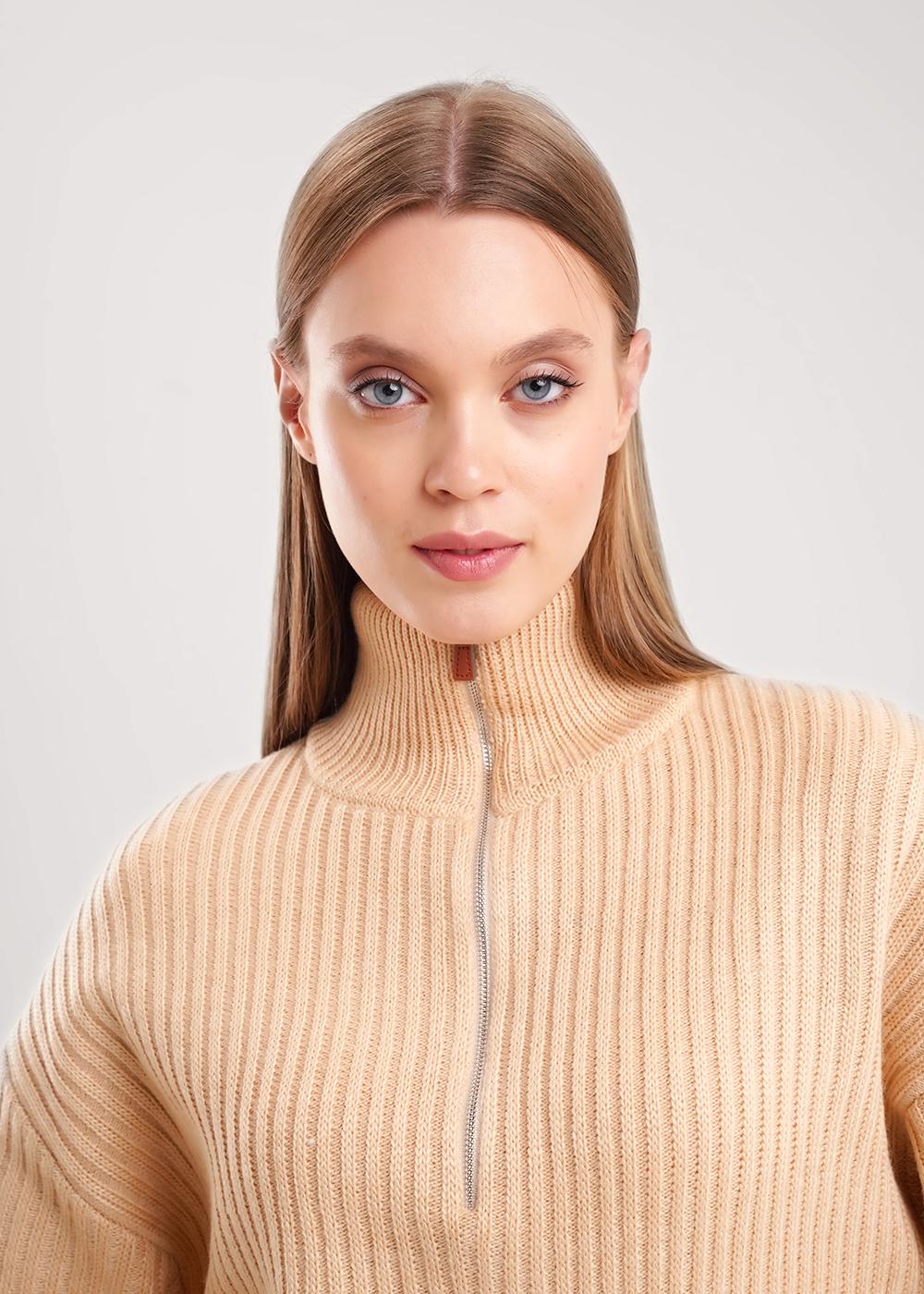 Ст.цена 1975р CLE 154580/190авш Джемпер женский 154580/190авш бежевый