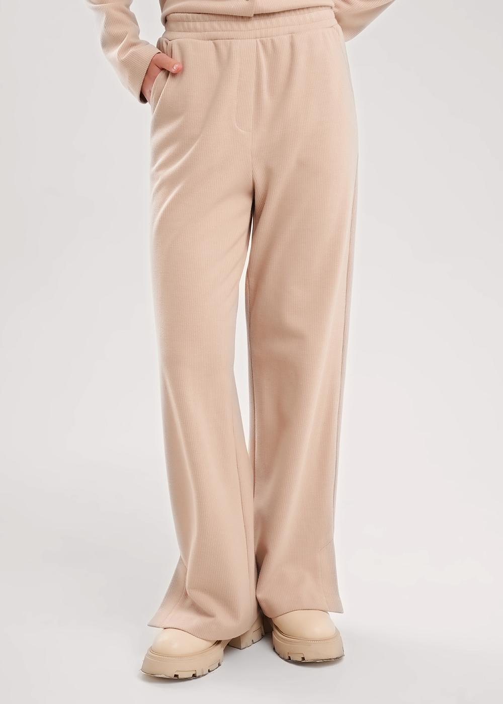 Ст.цена 1790р CLE 157029/190ввэ Брюки женские 157029/190ввэ т.бежевый/св.бежевый