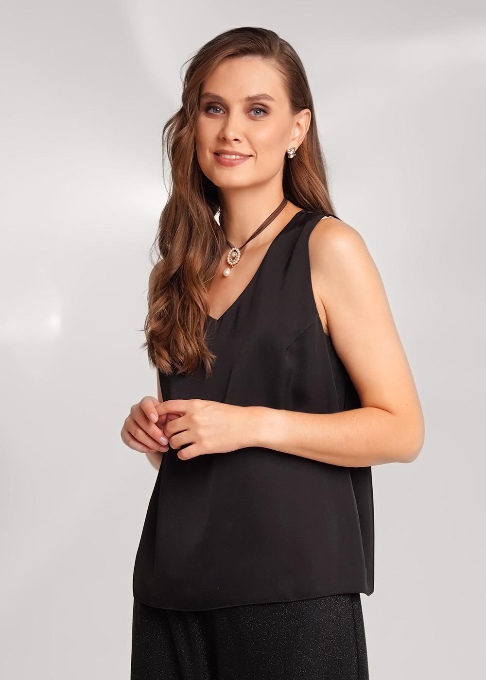 Ст.цена 1490р CLE 153251/193атл Блузка женская 153251/193атл чёрный