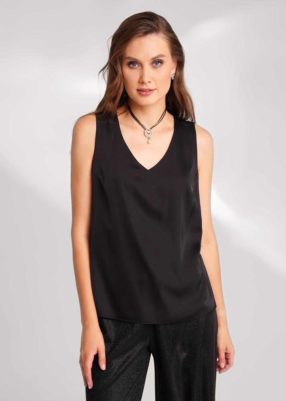 Ст.цена 1490р CLE 153251/193атл Блузка женская 153251/193атл чёрный