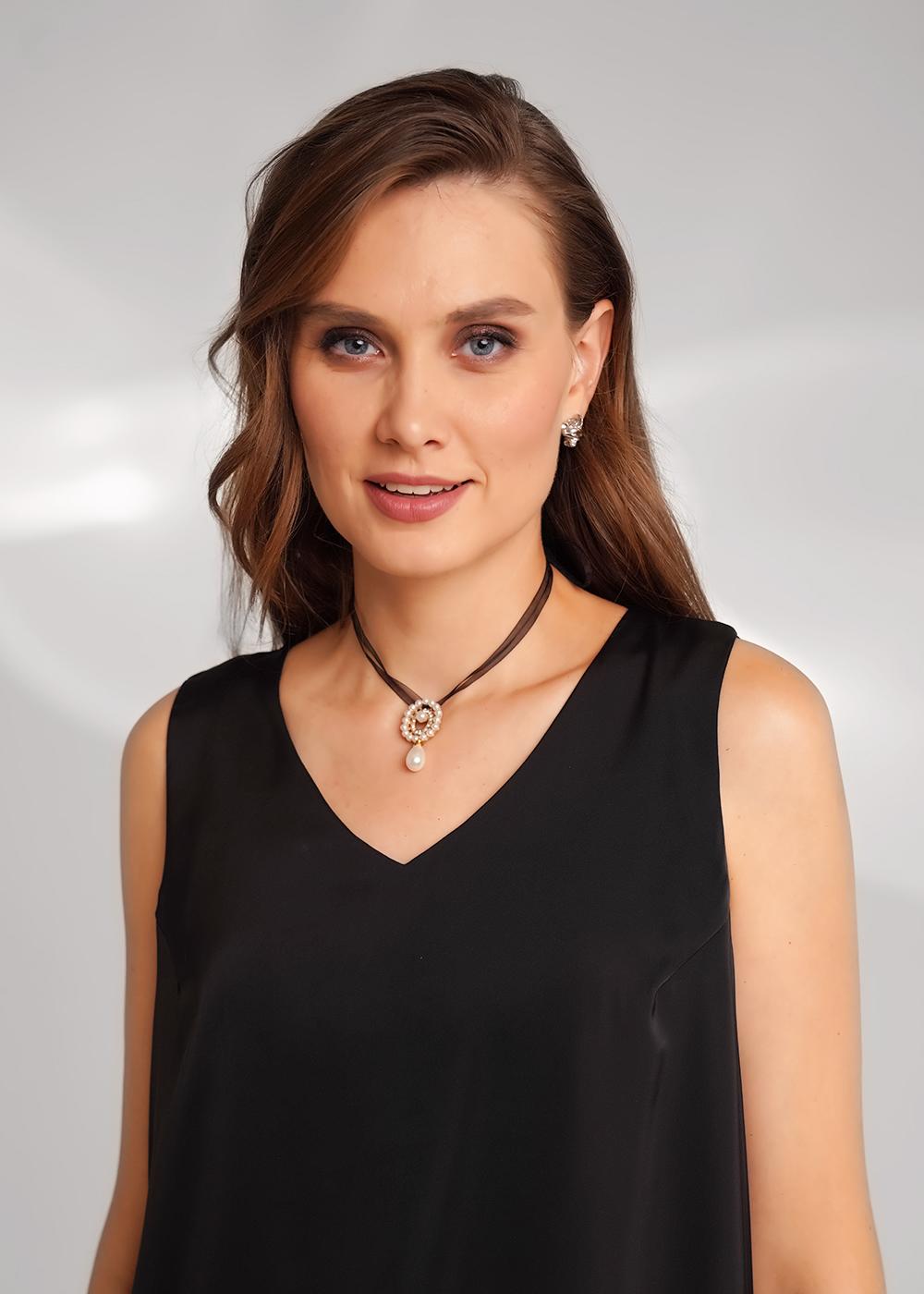 Ст.цена 1490р CLE 153251/193атл Блузка женская 153251/193атл чёрный