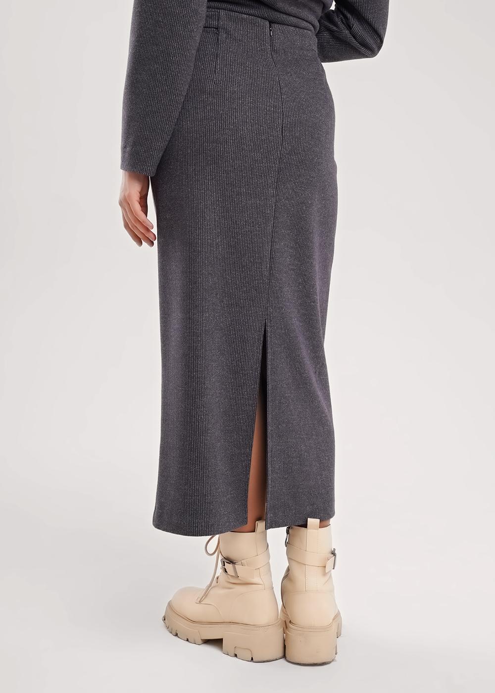 Ст.цена 1500р CLE 157028/190ввэ Юбка женская 157028/190ввэ т.серый/серый