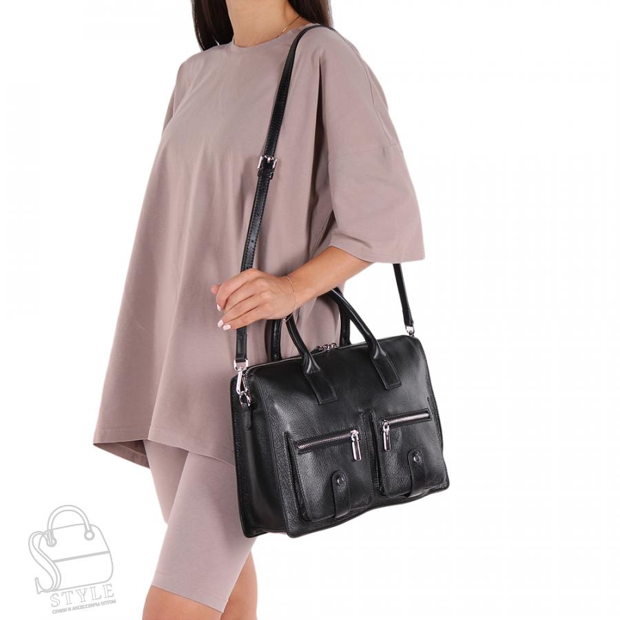 Сумка женская кожаная 3172S black S-Style/30