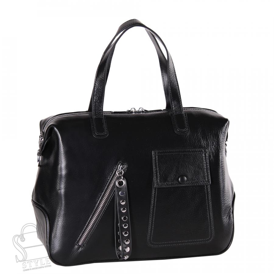 Сумка женская кожаная 7770S black S-Style/30