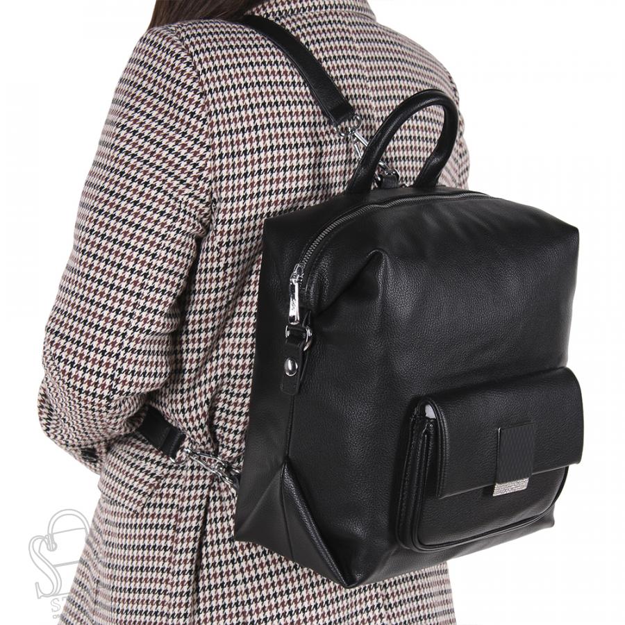 Рюкзак женский 69146 black Velina Fabbiano-Safenta/30