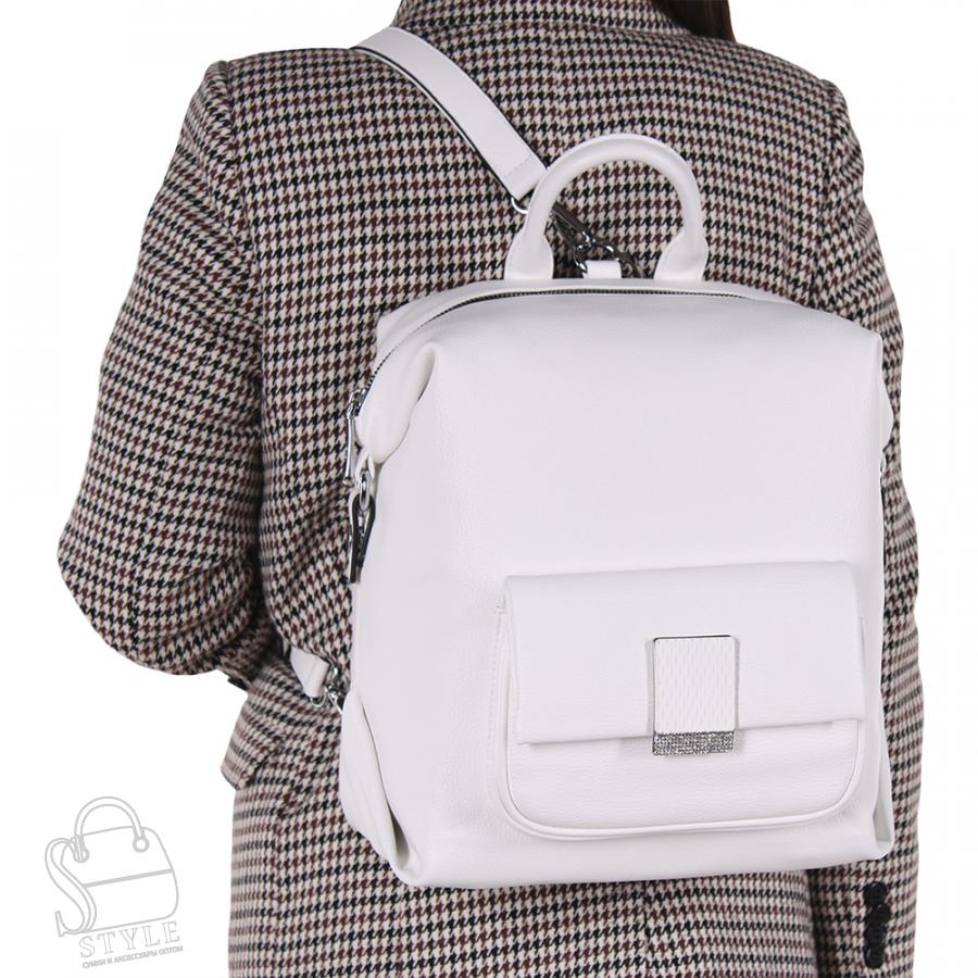 Рюкзак женский 69146 white Velina Fabbiano-Safenta/30