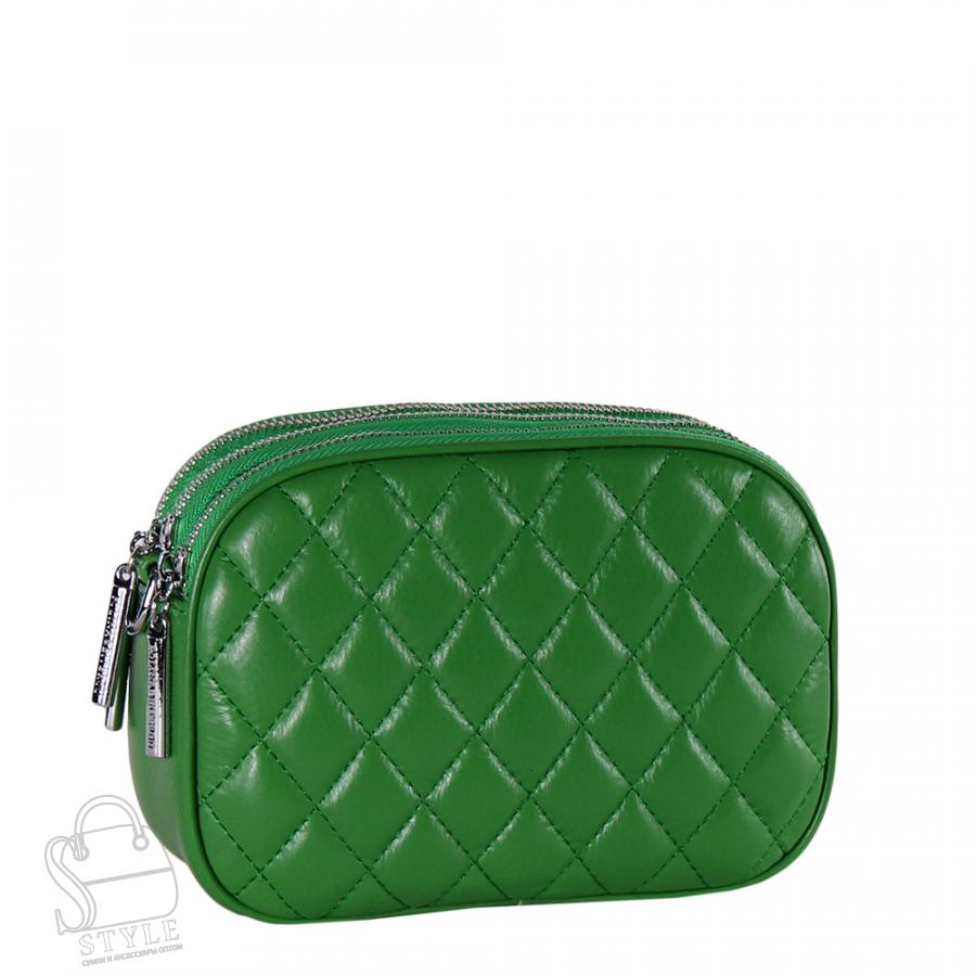 Сумка женская кожаная 0703C green Polina&Eiterou/50