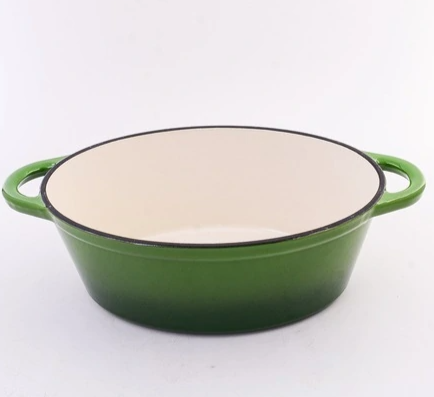 АКЦИЯ 3036р. 4500р.40656 Кастрюля чугун 3,5 см эмаль/покрытие бежевая MB (х2)