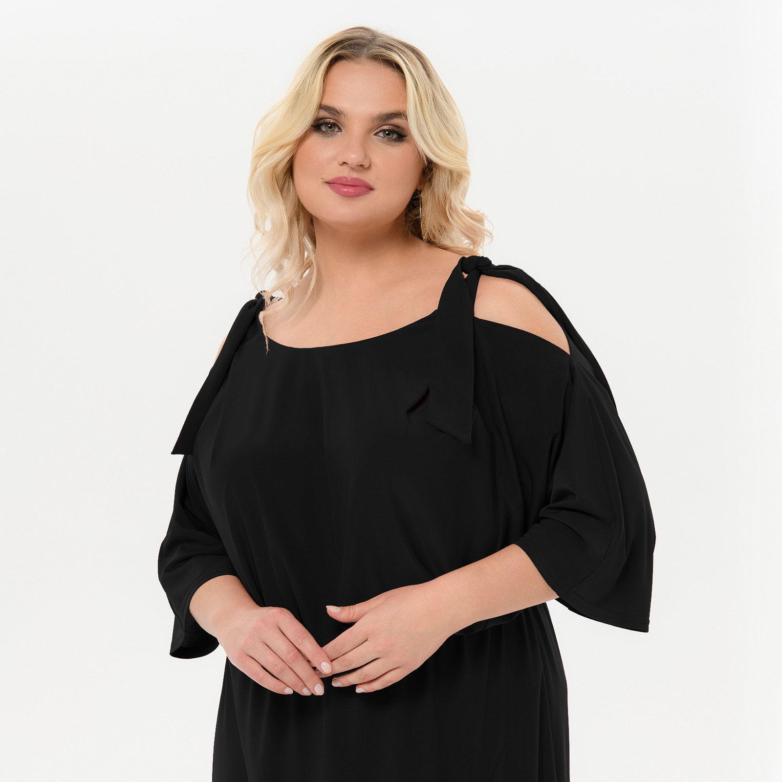 Платье вечернее, цвет черный