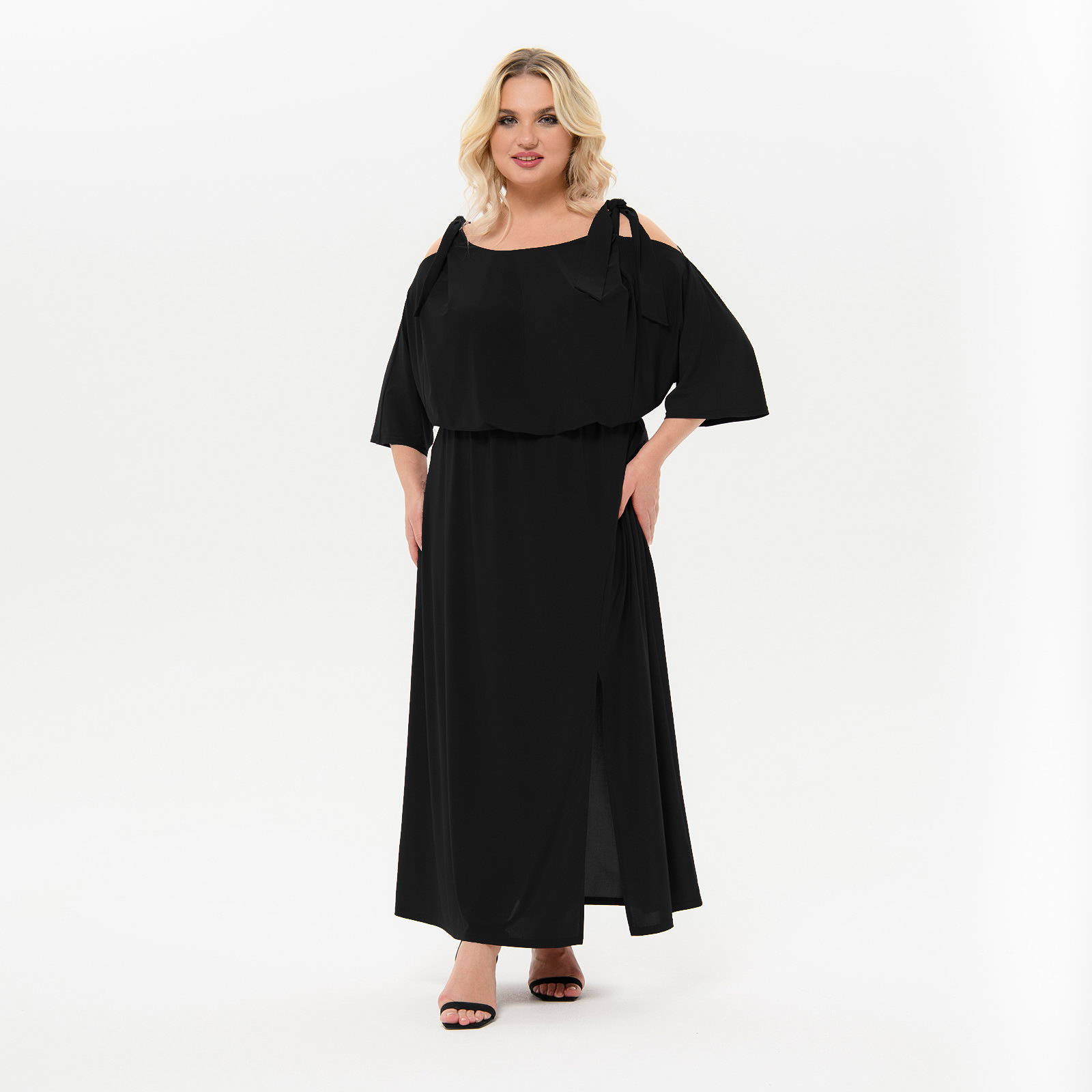 Платье вечернее, цвет черный