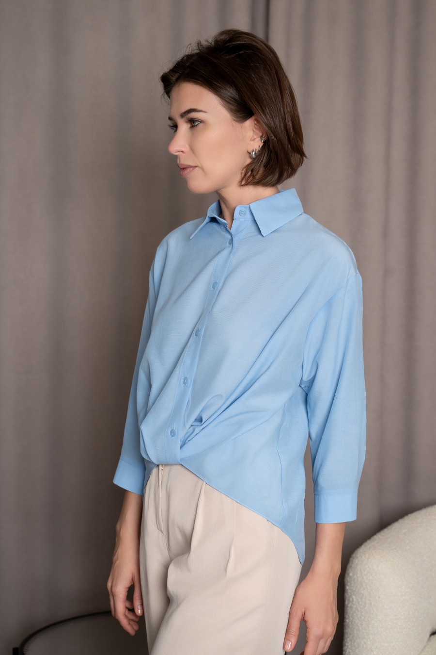 Блуза 1020 синий