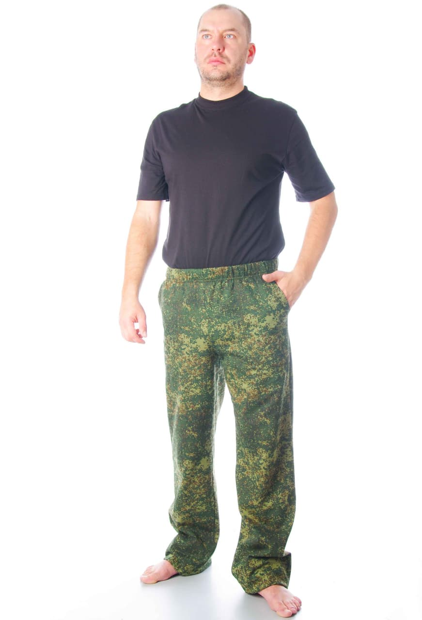 Брюки КМФ, хлопок (цифра-зеленая) РАСПРОДАЖА!!