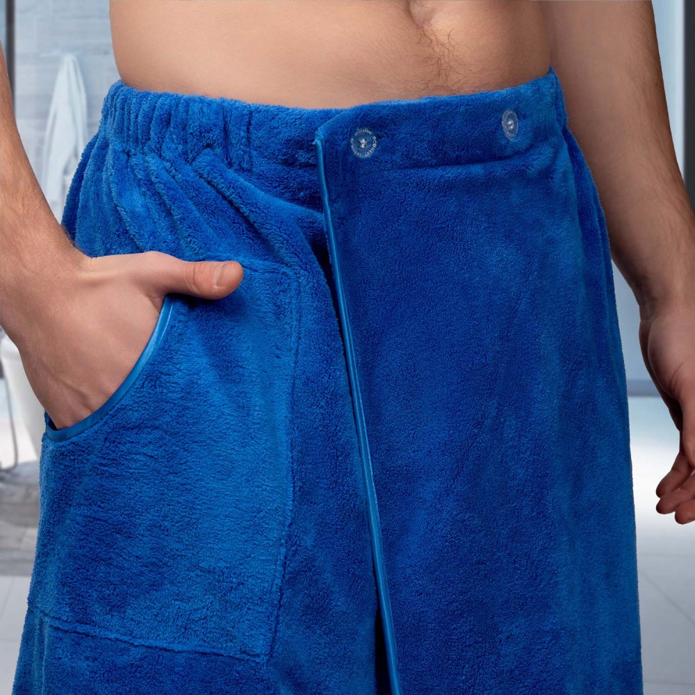 Полотенце-килт мужское, банное пушистое