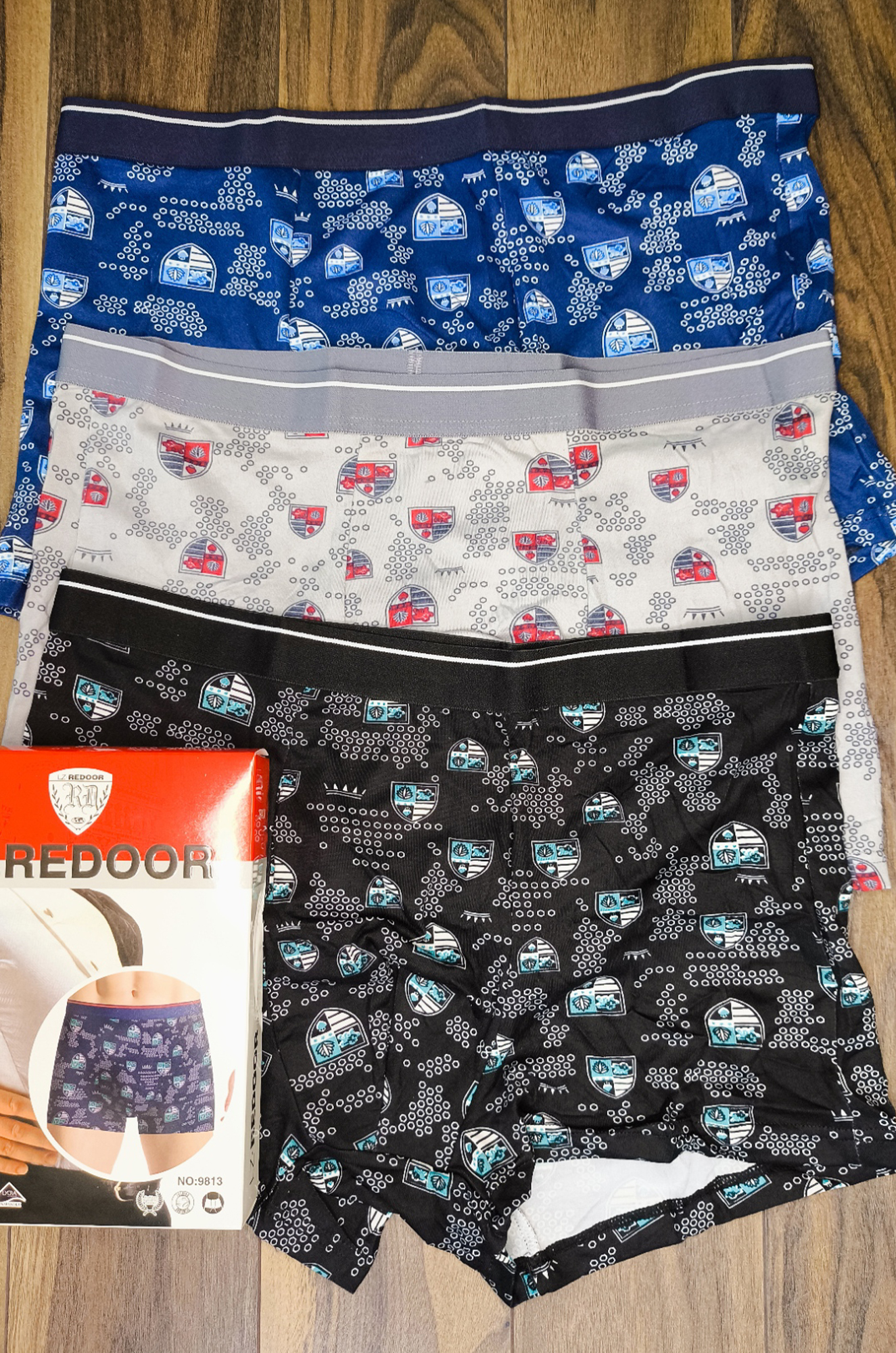 Боксеры мужские 9813, хлопок/бамбук