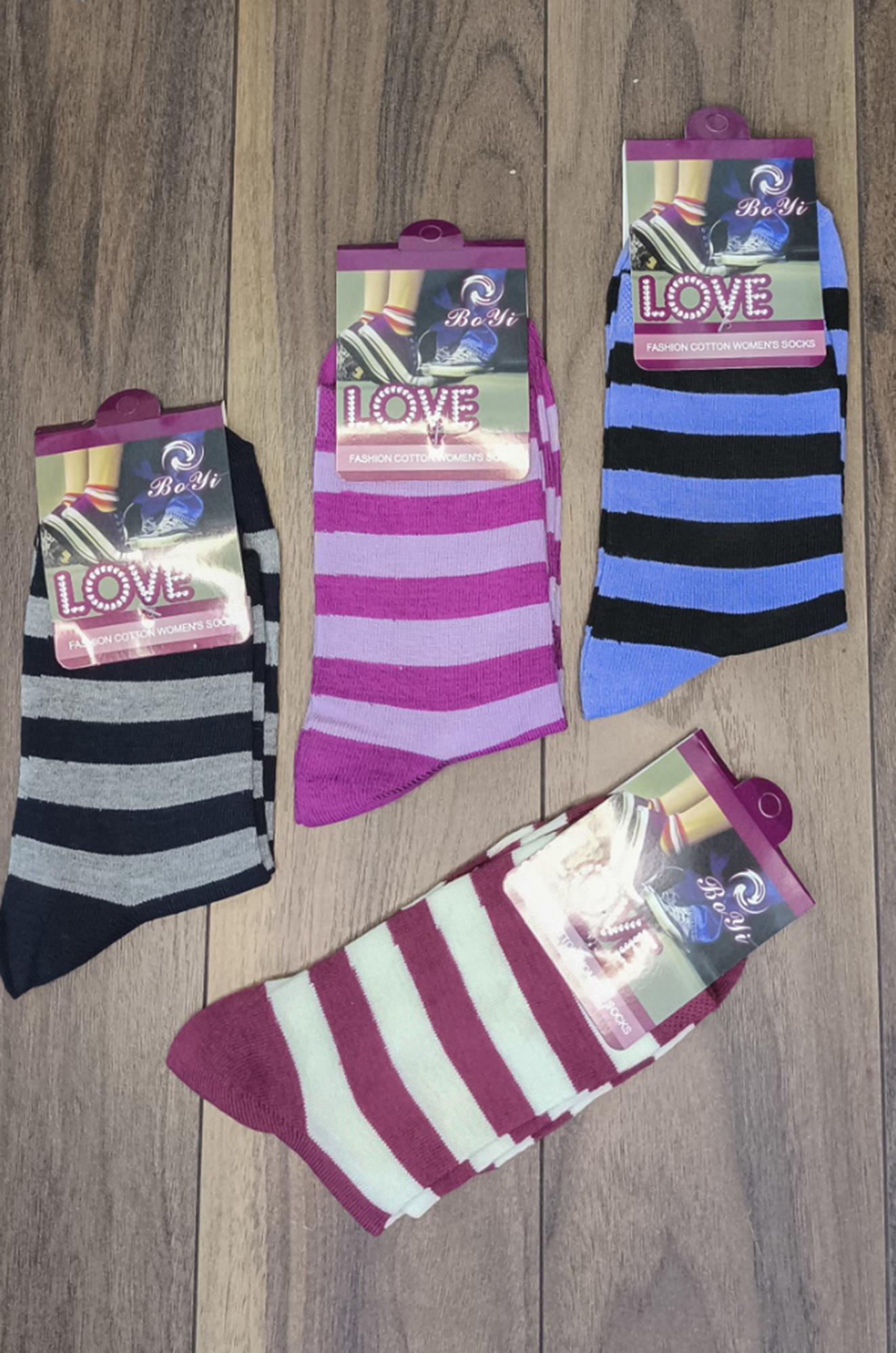 Носки женские 1205, хлопок (цвета в ассортименте)