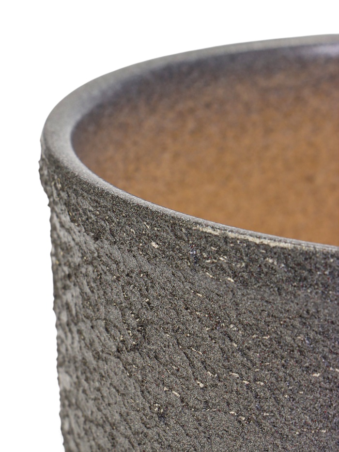 Горшок для цветов «Шагрень», 1.8 л, d=16 см, h=16 см, керамический, с поддоном