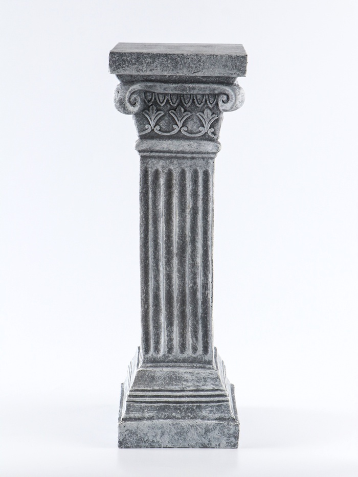 Колонна декоративная «Цветы» 54×18×18 см, антик