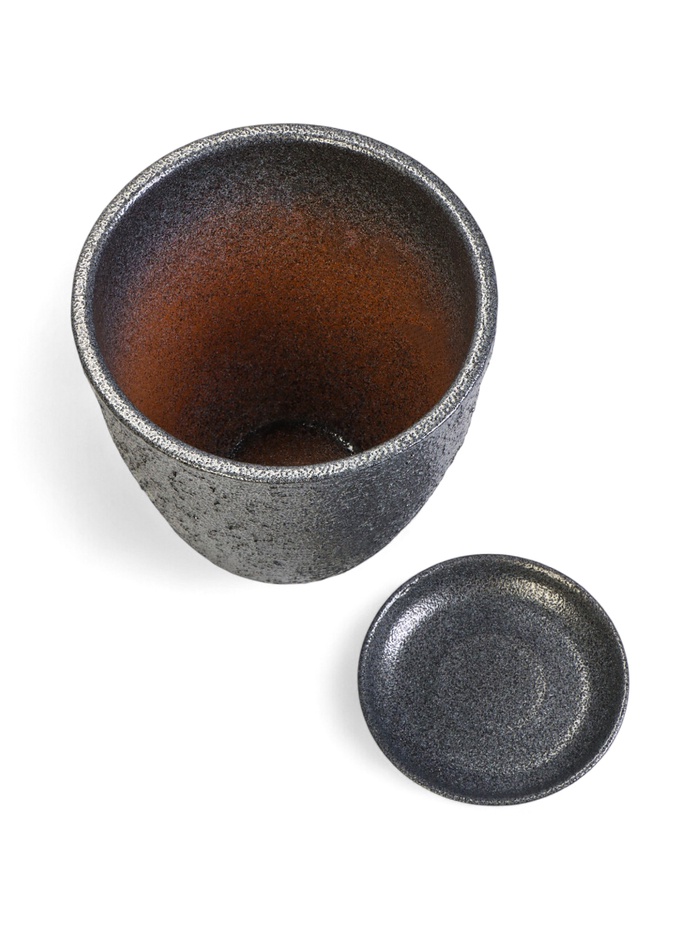 Горшок для цветов «Шагрень», 2.4 л, d=17 см, h=18 см, керамический, с поддоном