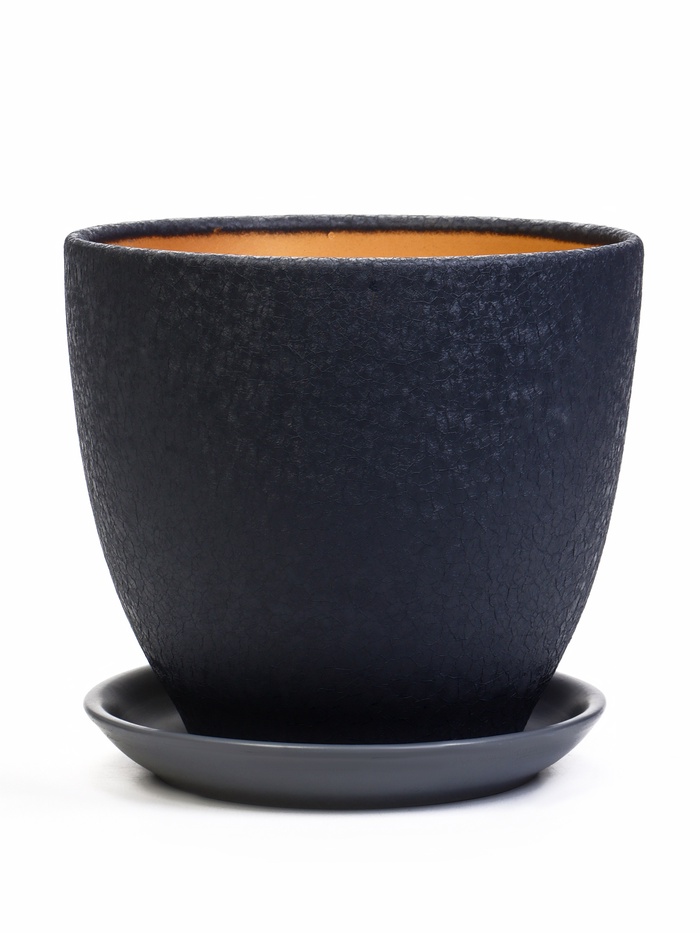 УЦЕНКА Набор горшков цветочных 3 шт. Шелк серый 0.4 / 1 / 5 л