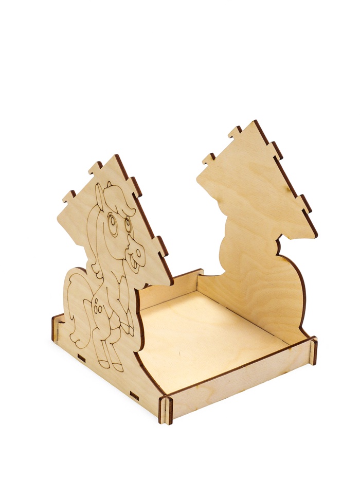 Кормушка для птиц «Лошадь», 18×16×15 см, своими руками, деревянная, Greengo