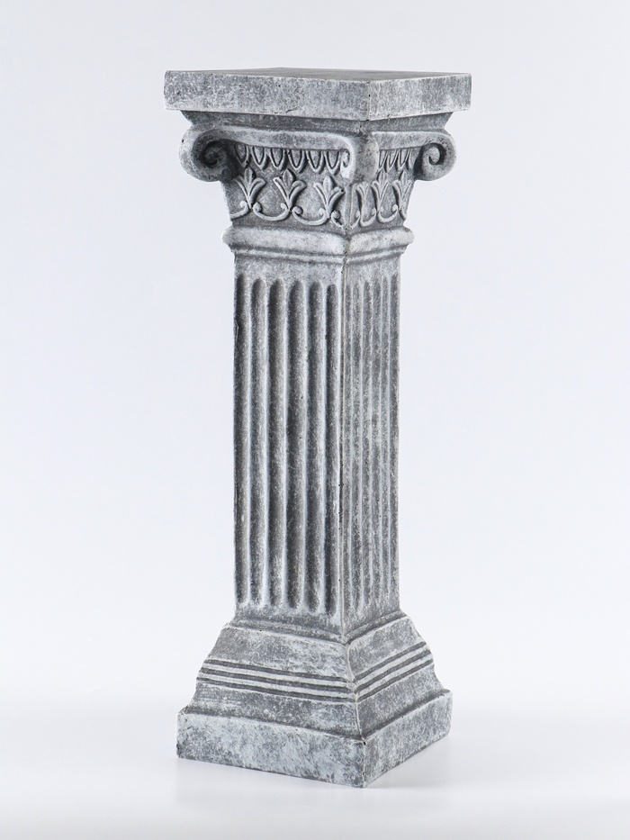 Колонна декоративная «Цветы» 54×18×18 см, антик