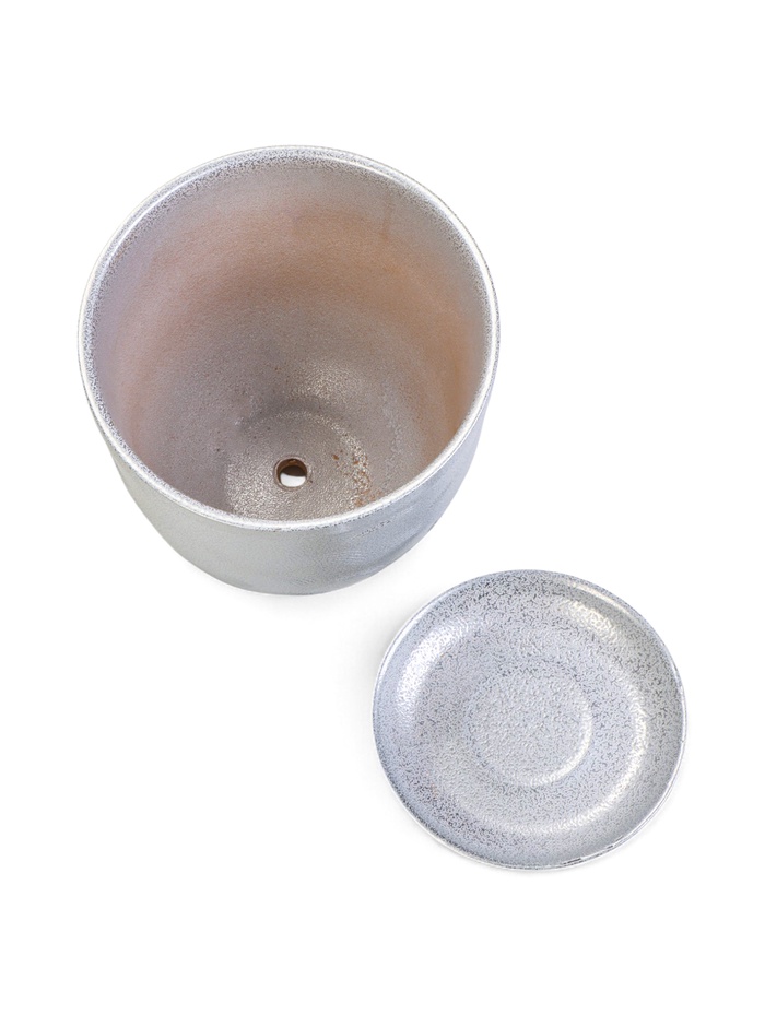 Горшок для цветов «Узор», 1.8 л, d=16 см, h=16 см, керамический, с поддоном