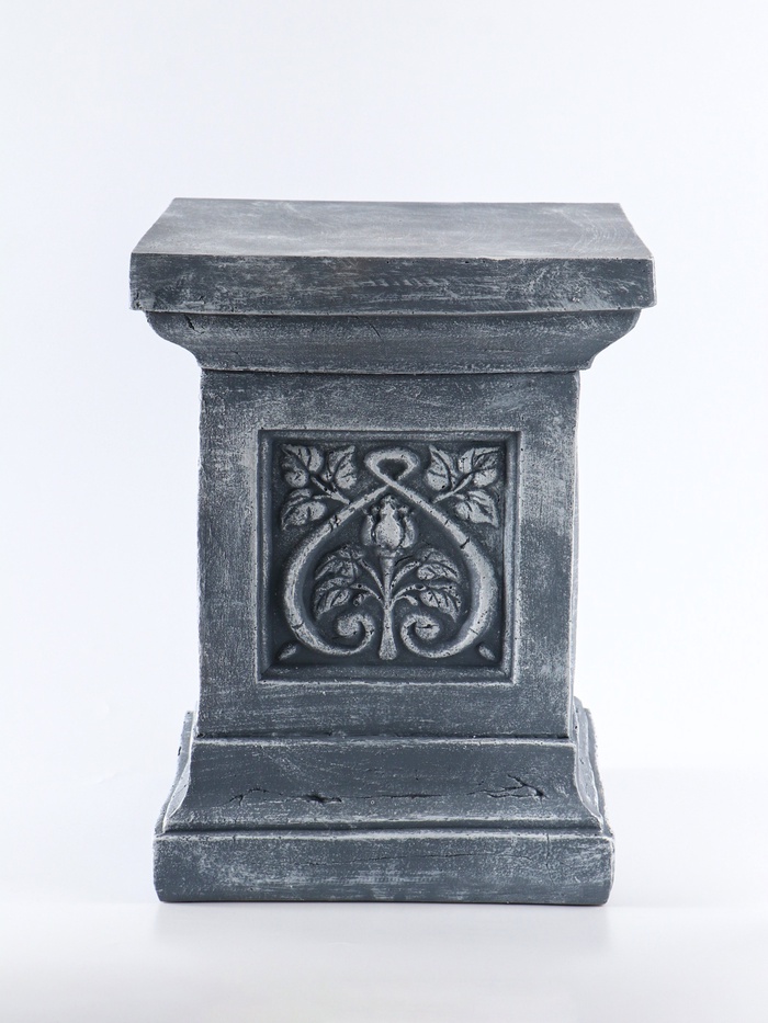 Колонна декоративная «Лист», 40×30×30 см, антик