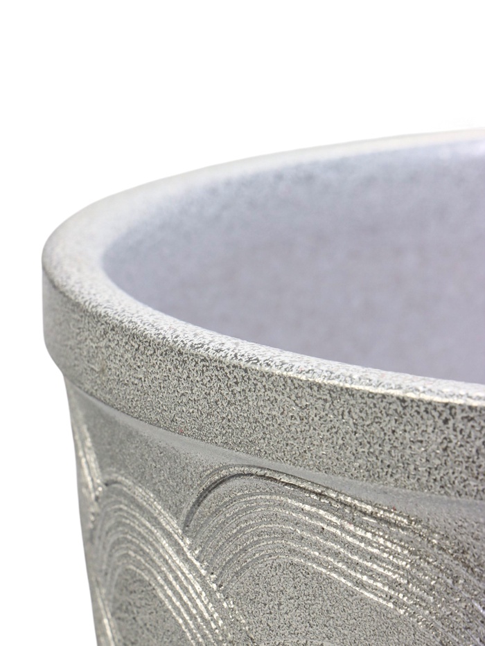 Горшок для цветов «Узор», 7.5 л, d=27 см, h=27 см, керамический, с поддоном