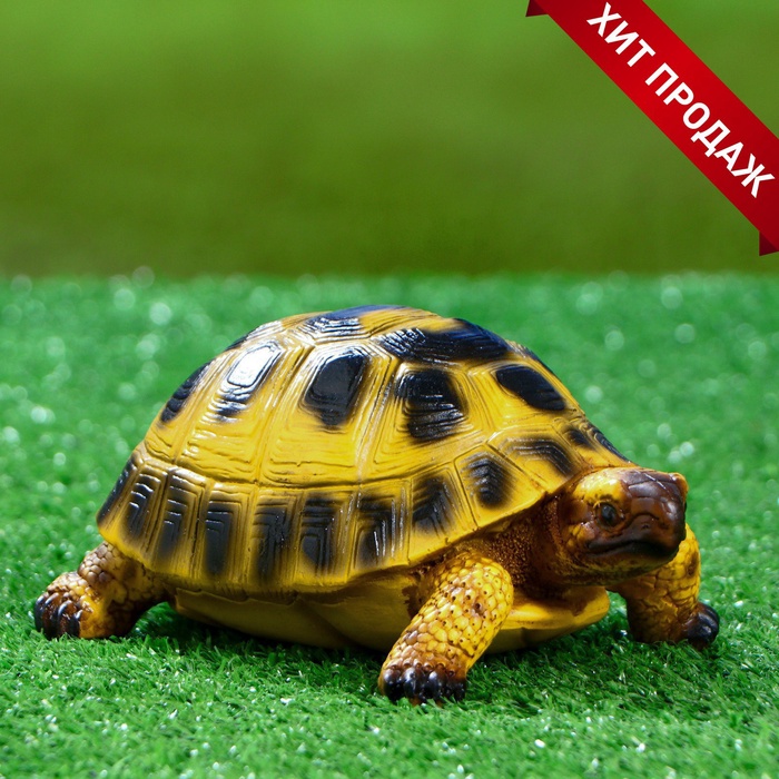 Садовая фигура из полистоуна «Черепашка», 8×18×11 см