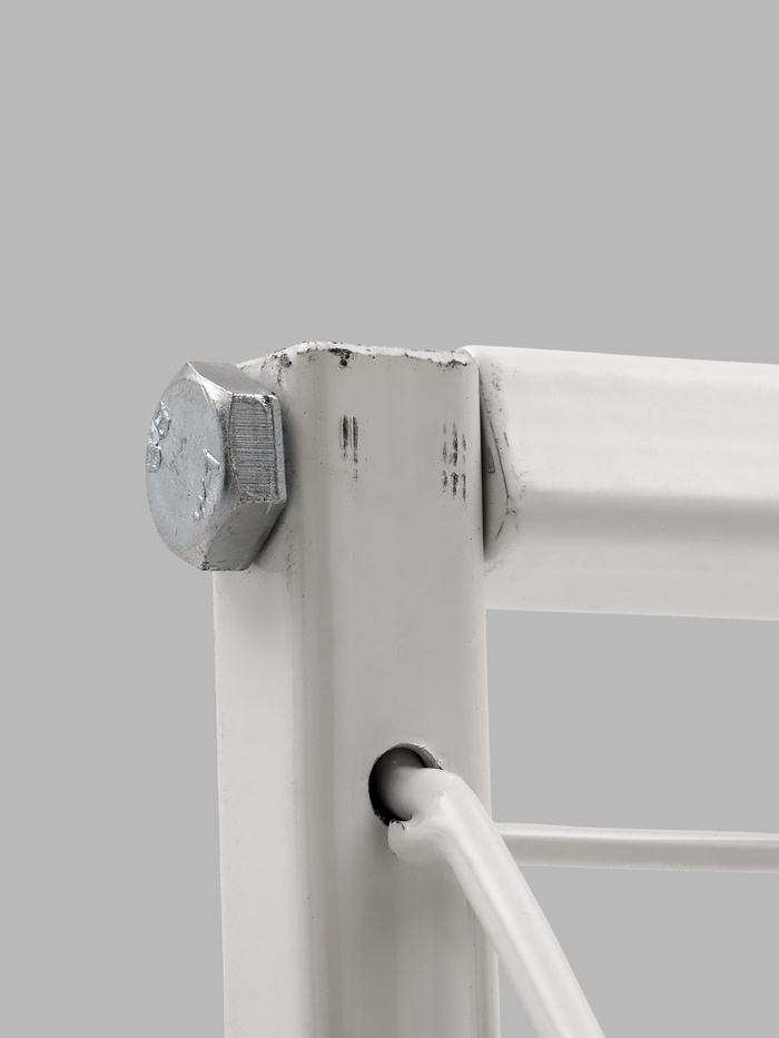 УЦЕНКА Стойка для семян 7 корзин, 60*25*160 см, размер кармана 10х7х7,5, цвет белый