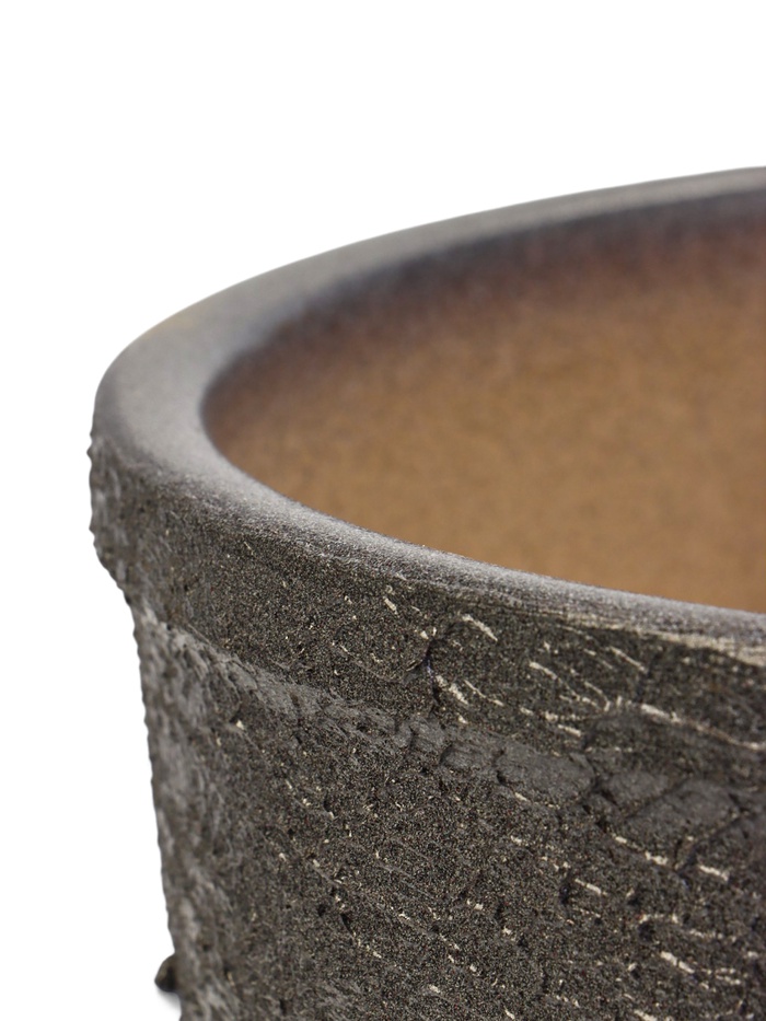 Горшок для цветов «Шагрень», 7.5 л, d=27 см, h=27 см, керамический, с поддоном