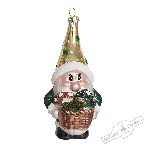 Гном лесной (стекло) 6х6х11,5 см