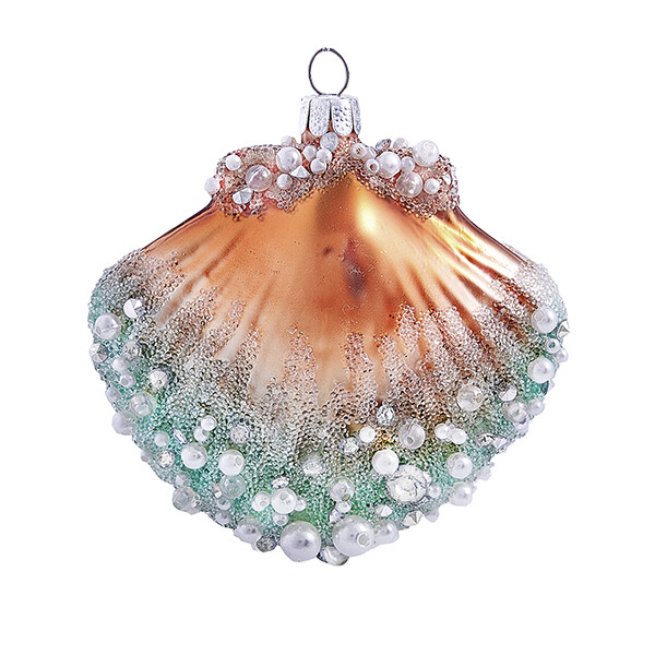 Ракушка Перламутровая жемчужница (стекло) 9х6,5х9см