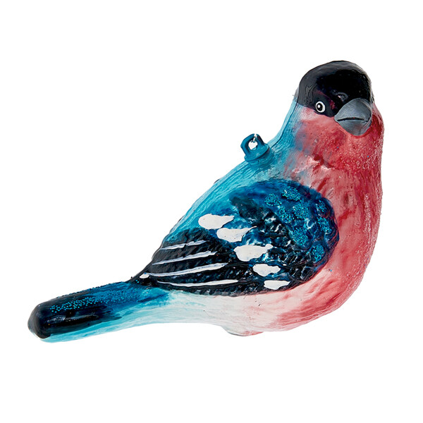 Снегирь (стекло) 11,5х4,5х5 см