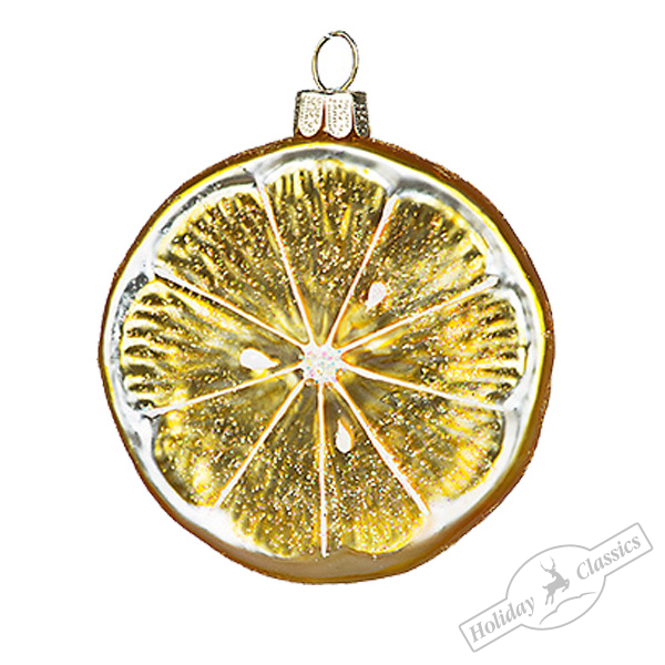 Долька лимона (стекло) 7х1,3х7,6 см