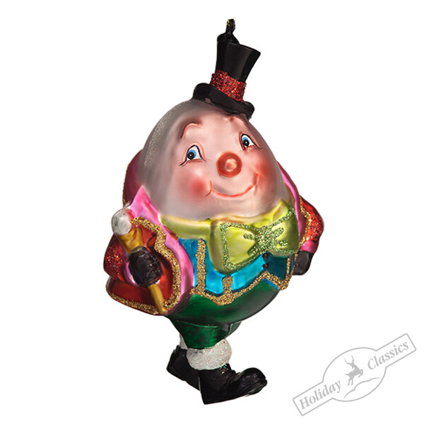 Шалтай-Болтай Джентльмен в цилиндре (стекло) 7х8,5х14 см